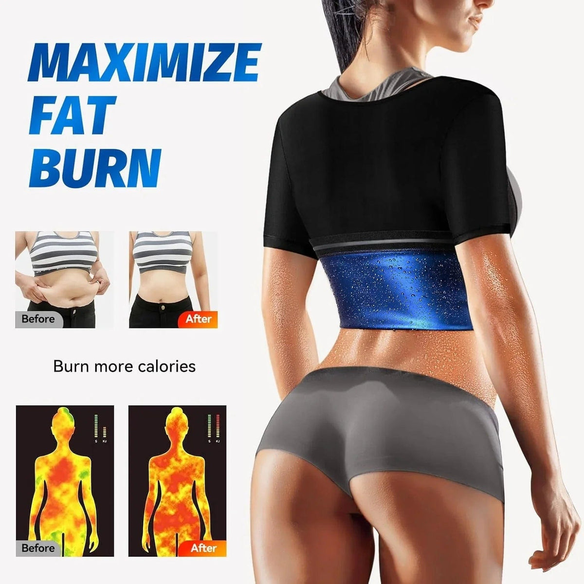 Sauna Suit for Women - FlexNovaFitness
