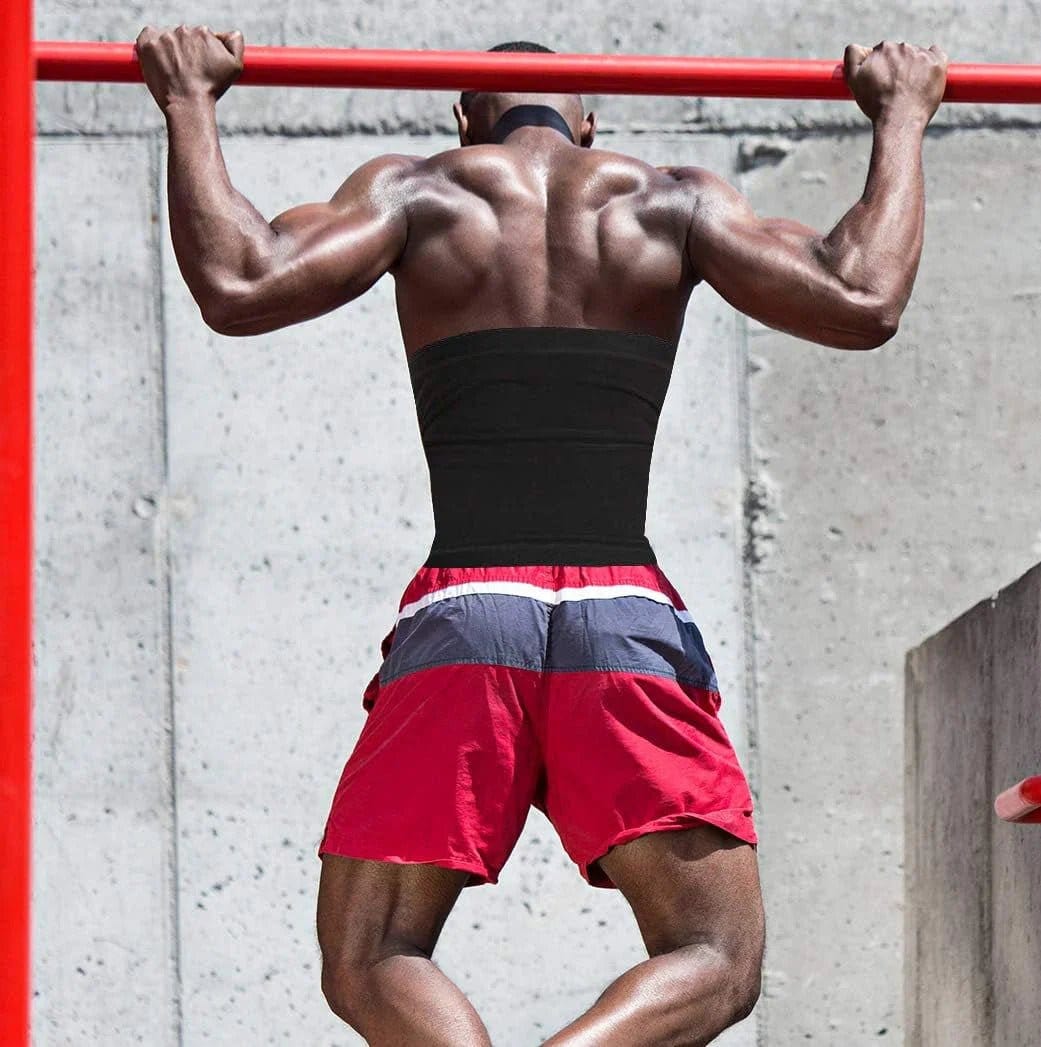 Sauna Waist Trimmer Belt for Men - FlexNovaFitness