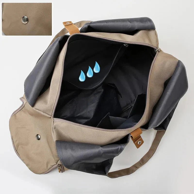 Women's Sports Bag with Shoe Pocket - FlexNovaFitness
