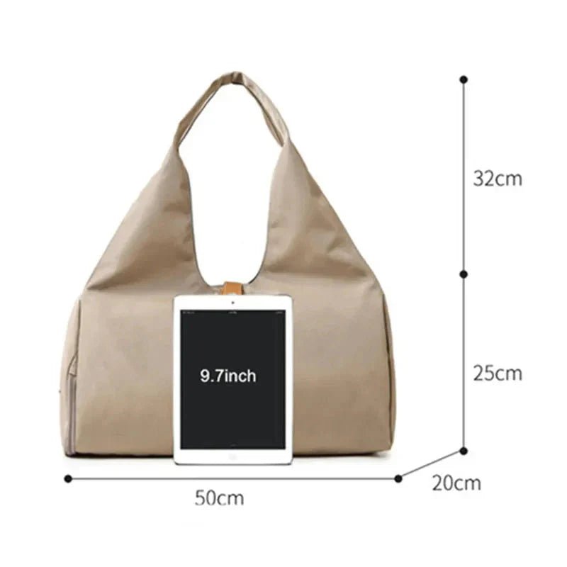 Women's Sports Bag with Shoe Pocket - FlexNovaFitness