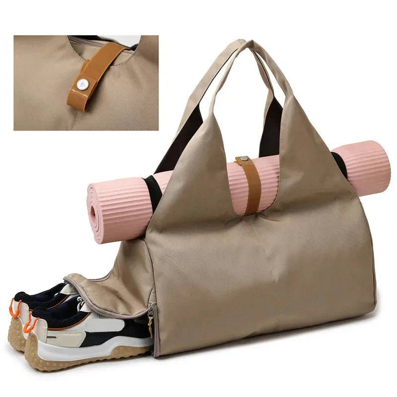 Women's Sports Bag with Shoe Pocket - FlexNovaFitness