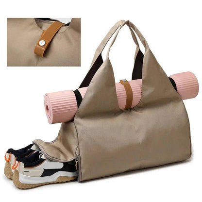 Women's Sports Bag with Shoe Pocket - FlexNovaFitness
